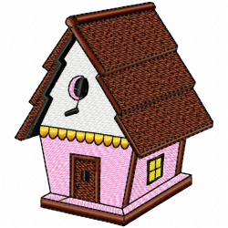 Bird Houses Embroidery Design 5 Bird Houses Embroidery Design 5